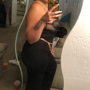 Chained pants jumpsuit